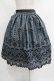 画像3: axes femme / 花フロッキープリントスカート M グレー H-25-07-09-017-AX-SK-NS-ZH (3)