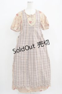 PINK HOUSE / アンジェリックラビッツエプロンワンピース Free ブラウン H-25-07-09-002-LO-OP-NS-ZH
