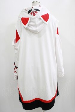 画像3: IRO+IRO / お稲荷様ユニセックスパーカーワンピース M オフ H-25-07-09-022-LO-OP-NS-ZH