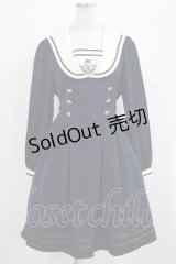 Amavel / セーラーワンピース Free ネイビー H-25-07-09-024-CA-OP-NS-ZH