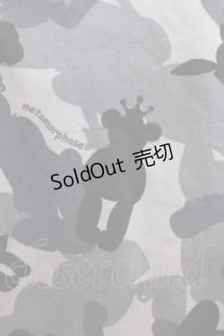 画像4: metamorphose / ぱんくま迷彩ライダースジャケット風ジャンパースカート Free グレー H-25-07-09-025-ME-OP-NS-ZH