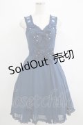metamorphose / シフォンタックジャンパースカート Free ネイビー H-25-07-09-026-ME-OP-NS-ZH