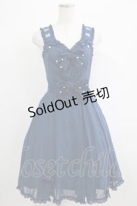metamorphose / シフォンタックジャンパースカート Free ネイビー H-25-07-09-026-ME-OP-NS-ZH