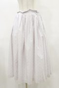 Jane Marple Dans Le Salon / Vintage pattern clothキャトルタックスカート  ピンク H-25-07-10-036-JM-SK-KB-ZH