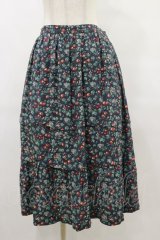 Jane Marple / Wild cherryスカラップスカート M ネイビー H-25-07-10-037-JM-SK-KB-ZH
