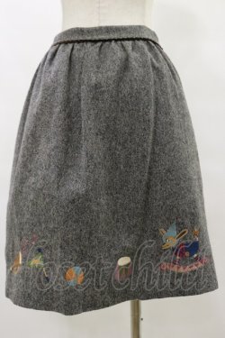 画像2: Jane Marple / ピノキオアップリケスカート M グレー H-25-07-10-040-JM-SK-KB-ZH