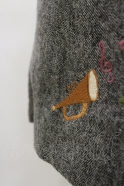 画像3: Jane Marple / ピノキオアップリケスカート M グレー H-25-07-10-040-JM-SK-KB-ZH