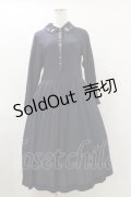Jane Marple / Royalモチーフembroideryドレス  ネイビー H-25-07-10-042-JM-OP-KB-ZH