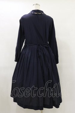 画像2: Jane Marple / Royalモチーフembroideryドレス  ネイビー H-25-07-10-042-JM-OP-KB-ZH