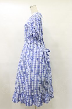 画像3: Jane Marple / Picnic cloth joyfulドレス M ブルー H-25-07-10-048-JM-OP-KB-ZH