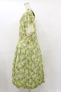 画像3: Jane Marple Dans Le Salon / Granny’s ribbon マリンカラードレス  シトロングリーン H-25-07-10-051-JM-OP-KB-ZH