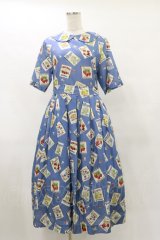 Jane Marple / My favorite labelsコレットドレス M ブルー H-25-07-10-053-JM-OP-KB-ZH
