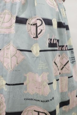 画像4: Jane Marple / Jolies broderies square dress  blue gray H-25-07-10-057-JM-OP-KB-ZH
