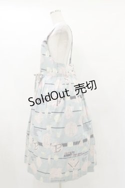 画像3: Jane Marple / Jolies broderies apron dress M ブルーグレー H-25-07-10-058-JM-OP-KB-ZH