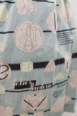 画像4: Jane Marple / Jolies broderies apron dress M ブルーグレー H-25-07-10-058-JM-OP-KB-ZH