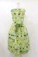 画像2: Jane Marple / Jolies broderies square dress  citron green H-25-07-10-059-JM-OP-KB-ZH (2)