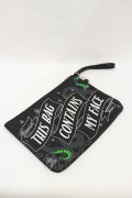KILL STAR / Toiletry bag  黒 H-25-07-10-002-SL-BG-KB-ZH
