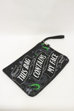 画像1: KILL STAR / Toiletry bag  黒 H-25-07-10-002-SL-BG-KB-ZH