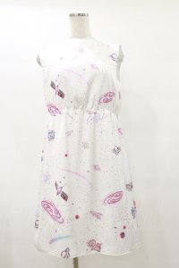 MILK / COSMOワンピース  ホワイトベース H-25-07-10-071-ML-OP-KB-ZH