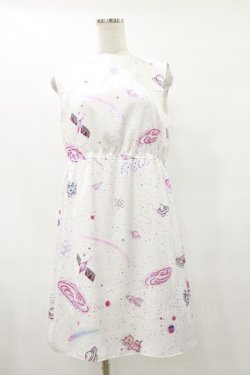 画像1: MILK / COSMOワンピース  ホワイトベース H-25-07-10-071-ML-OP-KB-ZH