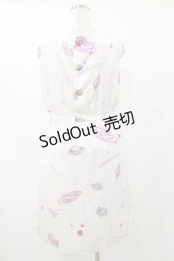 画像2: MILK / COSMOワンピース  ホワイトベース H-25-07-10-071-ML-OP-KB-ZH