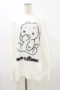 画像1: NieR Clothing / プリントSWEAT  2XL 白 H-25-07-10-014-PU-TO-KB-ZH