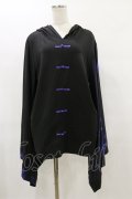 NieR Clothing / 着物風袖チャイナプルオーバー  黒 H-25-07-10-017-PU-TO-KB-ZH