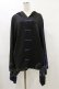 画像1: NieR Clothing / 着物風袖チャイナプルオーバー  黒 H-25-07-10-017-PU-TO-KB-ZH (1)