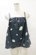 MILK / Daisy fieldキャミ  ブラックガーデン H-25-07-10-004-ML-TO-KB-ZH
