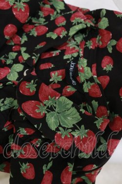 画像4: Jane Marple / Strawberry gardenブラウス  ブラック H-25-07-10-022-JM-BL-KB-ZH