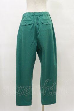 画像2: Jane Marple Dans Le Salon / Glossy twill tapered pants  グリーン H-25-07-10-028-JM-PA-KB-ZH