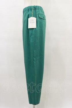 画像4: Jane Marple Dans Le Salon / Glossy twill tapered pants  グリーン H-25-07-10-028-JM-PA-KB-ZH