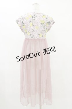 画像2: 【SALE】MILK / ハニーレモン TEE dress  ピンク H-25-12-15-1025-ML-OP-KB-ZT043