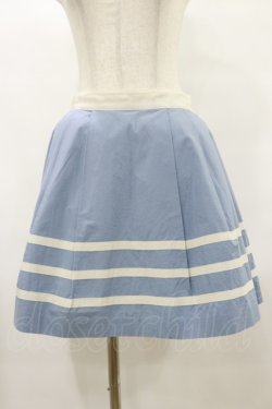 画像1: Jane Marple / グログランマリンスカート  サックス H-25-07-10-033-JM-SK-KB-ZH