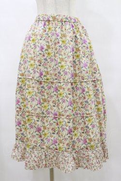 画像1: Jane Marple Dans Le Salon / Gouache Garden Crinoline Skirt  アイボリー H-25-07-10-035-JM-SK-KB-ZH