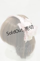 Innocent World / フリルサテンローズカチューシャ  ピンク H-25-07-11-007-IW-AC-NS-ZH
