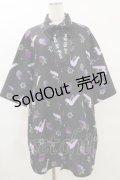 Jamie エーエヌケー / 毒イチゴピストルBigシャツ M ブラック H-25-07-11-042-LO-BL-NS-ZH