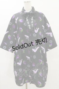 Jamie エーエヌケー / 毒イチゴピストルBigシャツ M ブラック H-25-07-11-042-LO-BL-NS-ZH