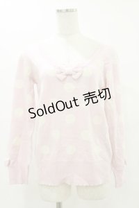 Angelic Pretty / POPドットセーター Free ピンク H-25-07-11-044-AP-TO-NS-ZH