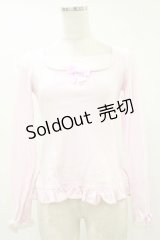 Angelic Pretty / バックリボンロゴプリントカットソー Free ピンク H-25-07-11-045-AP-TO-NS-ZH