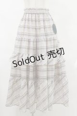 an another angelus / チェックティアードロングスカート Free LAV×WH H-25-07-11-051-CA-SK-NS-ZH