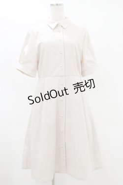 画像1: F i.n.t / マルチストライプネクタイ付きシャツワンピース Free PINK BEIGE H-25-07-11-055-CA-OP-NS-ZH