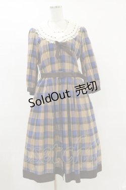 画像1: Innocent World / パトリシアワンピース M ブラウン×ベージュ H-25-07-11-056-IW-OP-NS-ZH