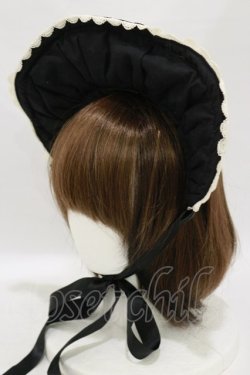 画像1: metamorphose / バーバリーハーフボンネット  ブラック H-25-07-11-011-ME-AC-NS-ZH