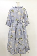 画像2: PINK HOUSE / SWAN LAKEプリントミディワンピース Free サックス H-25-07-11-060-LO-OP-NS-ZH (2)