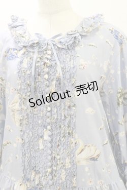 画像4: PINK HOUSE / SWAN LAKEプリントミディワンピース Free サックス H-25-07-11-060-LO-OP-NS-ZH