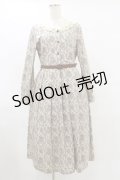 an another angelus / ウォールペーパーダマスク柄ワンピース Free BEIGE×BR H-25-07-11-062-CA-OP-NS-ZH