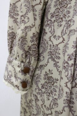 画像3: an another angelus / ウォールペーパーダマスク柄ワンピース Free BEIGE×BR H-25-07-11-062-CA-OP-NS-ZH