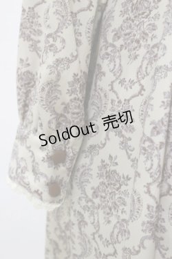 画像3: an another angelus / ウォールペーパーダマスク柄ワンピース Free BEIGE×BR H-25-07-11-062-CA-OP-NS-ZH