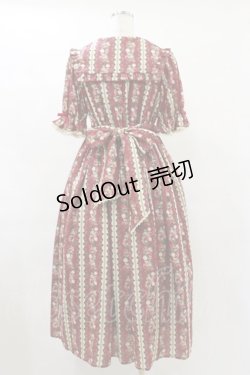 画像2: axes femme kawaii / ローズベリーガーデンワンピース M レッド H-25-07-11-066-AX-OP-NS-ZH